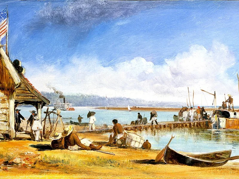 1818-Edward Clarke Cabot - L'argine
